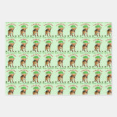 Chihuahua Elf Weihnachten Geschenkpapier Set (Vorderseite 2)