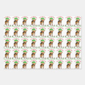 Chihuahua Elf Weihnachten Geschenkpapier Set (Vorderseite)