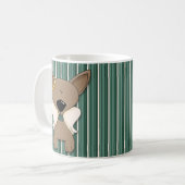 Chihuahua-Engel verfolgt Kaffeetasse (Vorderseite Links)
