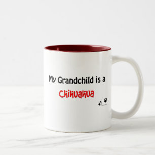 Chihuahua-Enkelkind Zweifarbige Tasse