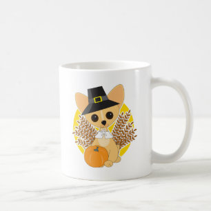 Chihuahua-Erntedank Kaffeetasse