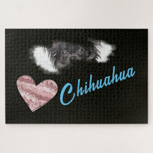 Chihuahua Eyes Solid Color 1000 Stück Puzzle