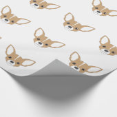 Chihuahua Face Geschenkpapier (Ecke)