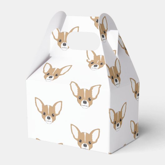 Chihuahua Face Geschenkschachtel (Rückseite)