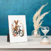 Chihuahua Fahrrad Rad Hund Radfahren Fotoplatte (Seite)