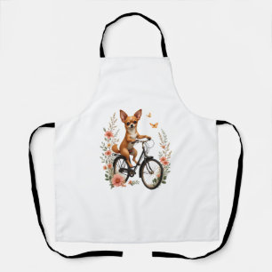 Chihuahua  Fahrrad  Rad  Hund  Radfahren  Schürze
