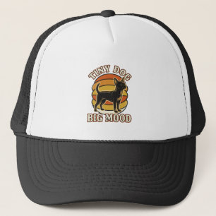 Chihuahua-Fan-Shirt Retro gravierter Hundehumor De Truckerkappe