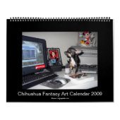 Chihuahua-Fantasie-Kunst-Kalender 2009 Kalender (Titelbild)