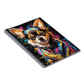 CHIHUAHUA farbenfrohe Spritze Notizblock (Rechte Seite)