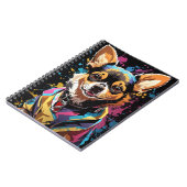 CHIHUAHUA farbenfrohe Spritze Notizblock (Linke Seite)