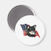 Chihuahua Flag Magnet (Vorderseite/Rückseite)