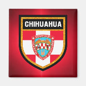 Chihuahua Flag Magnet (Vorne)