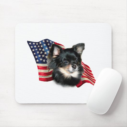 Chihuahua Flag Mousepad (Mit Mouse)