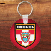 Chihuahua Flag Schlüsselanhänger (Vorderseite)