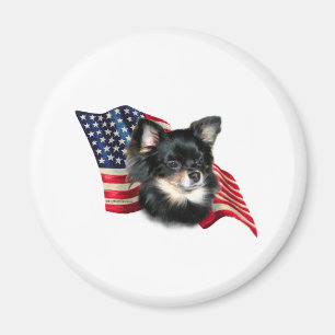 Chihuahua-Flagge Magnet