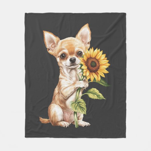 Chihuahua fleecedecke (Vorderseite)