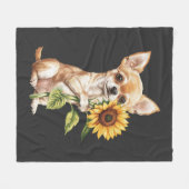 Chihuahua fleecedecke (Vorderseite (Horizontal))