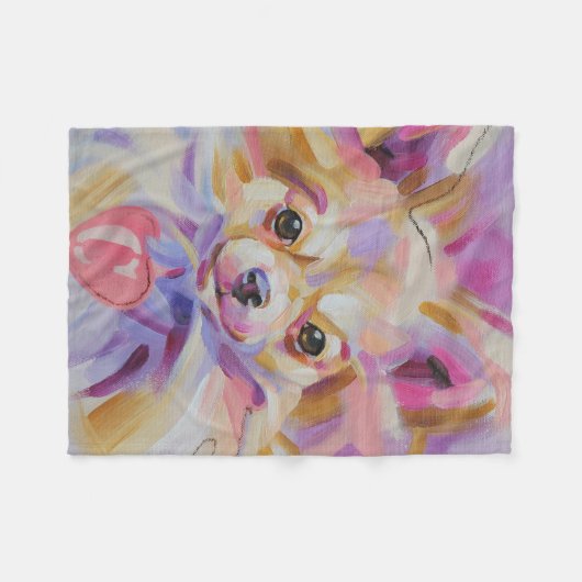 Chihuahua-Fleecedecke Fleecedecke (Vorderseite (Horizontal))