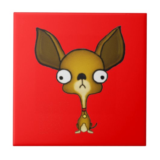 Chihuahua Fliese (Vorderseite)