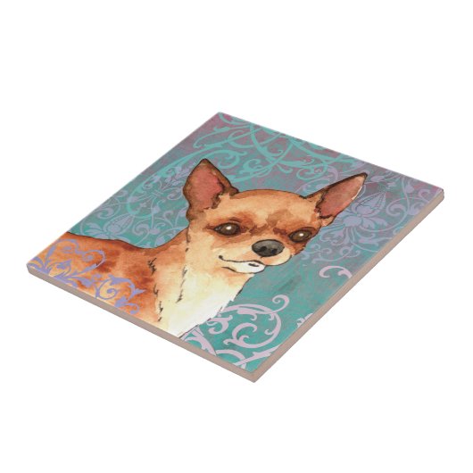 Chihuahua Fliese (Seite)
