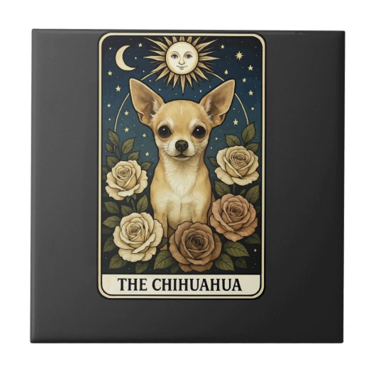 Chihuahua Fliese (Vorderseite)