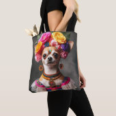 Chihuahua Frida Kalo Museum Meisterwerk Fantastisc Tasche (Von Nahem)