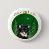 Chihuahua-Frieden Button (Vorderseite)