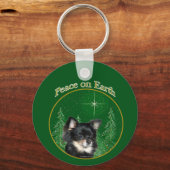 Chihuahua-Frieden Schlüsselanhänger (Rückseite)