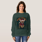 Chihuahua Frohe Dogmen Sweatshirt (Vorne ganz)