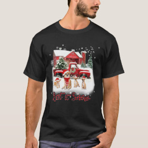Chihuahua Frohe Weihnachten Let It Snow T-Shirt