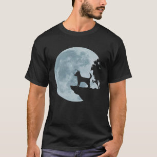 Chihuahua Full Moon Niedlich Hunde Liebe Mystic T-Shirt