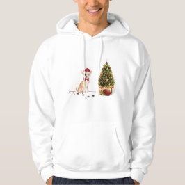 Chihuahua Funny Christmas Dog mit Baum Hoodie
