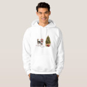 Chihuahua Funny Christmas Dog Tree Hoodie (Vorne ganz)