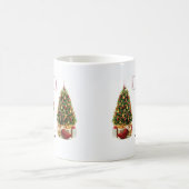 Chihuahua Funny Christmas Dog Tree Kaffeetasse (Mittel)