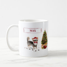 Chihuahua Funny Christmas Dog Tree Kaffeetasse