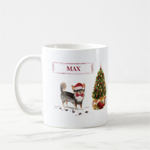 Chihuahua Funny Christmas Dog Tree Kaffeetasse