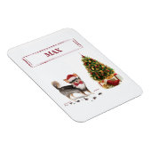 Chihuahua Funny Christmas Dog Tree Magnet (Rechte Seite)