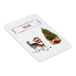 Chihuahua Funny Christmas Dog Tree Magnet