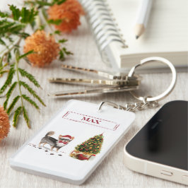 Chihuahua Funny Christmas Dog Tree Schlüsselanhänger