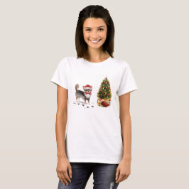 Chihuahua Funny Christmas Dog Tree T-Shirt