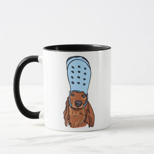 Chihuahua Funny Dog Meme Wearing Crock Mug Tasse (Links)