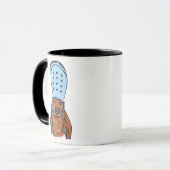 Chihuahua Funny Dog Meme Wearing Crock Mug Tasse (Vorderseite Links)