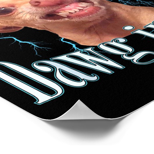 Chihuahua Funny Meme  Poster (Ecke)