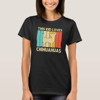 Chihuahua für Kinder Jungen Haustierbesitzer Hund  T-Shirt
