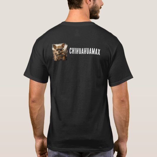 Chihuahua Fury: Mad Max Edition" T-Shirt (Rückseite)