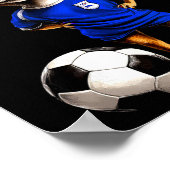 Chihuahua Fußball Poster (Ecke)