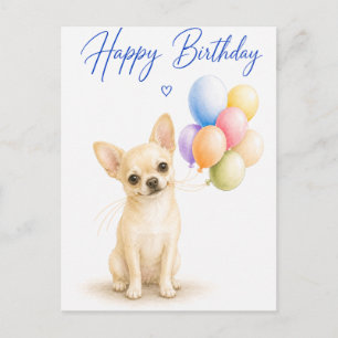 Chihuahua-Geburtstag Postkarte