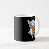 Chihuahua Geist Hund Halloween Kaffeetasse (VorderseiteRechts)