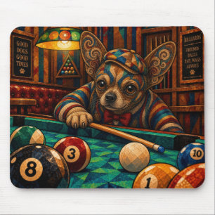 Chihuahua, geometrisches Mosaik Mousepad