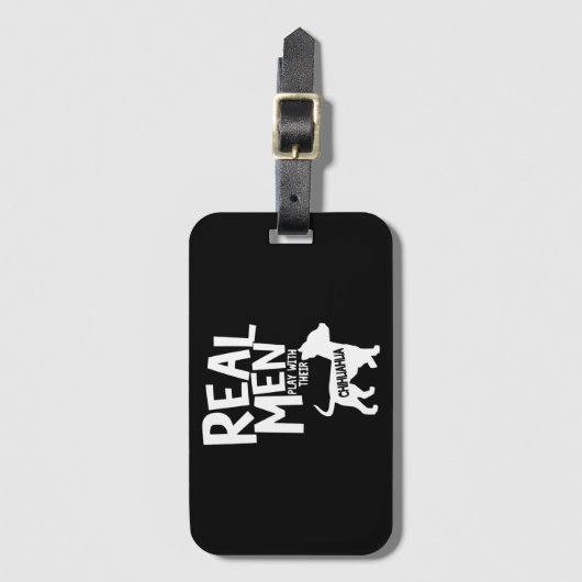 Chihuahua Gepäckanhänger (Vorderseite Vertikal)